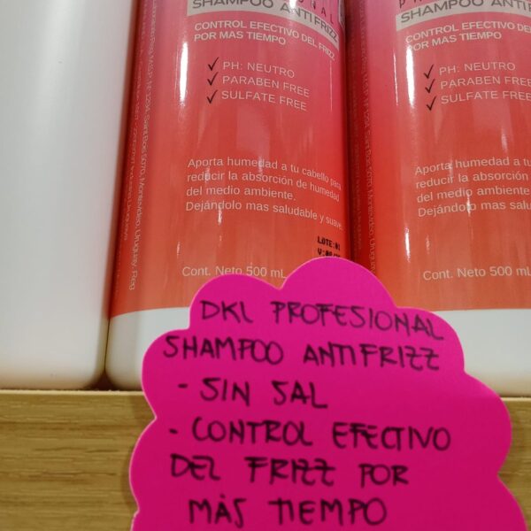 Shampoo Dkl Anti Frizz Profesional Ml Mym Ventas